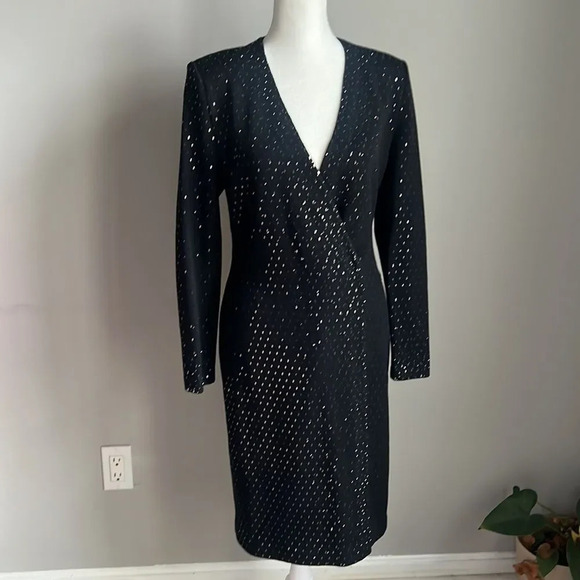 St John Millennium Santana knit sequin blazer dress - Picture 1 of 16